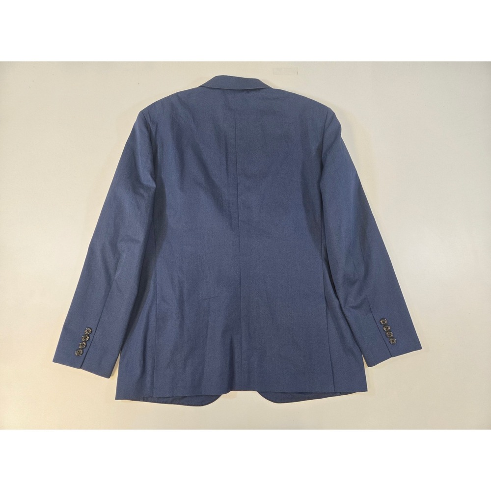 J.Crew Ludlow Blazer 40S Mens Navy Blue Larusmiani Italian Cotton Sport Coat - Picture 2 of 13